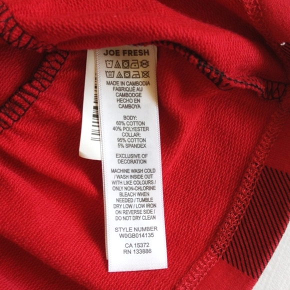 NEW joe fresh buffalo check peter pan collar peplum top 6-12 months baby girl - Picture 3 of 7